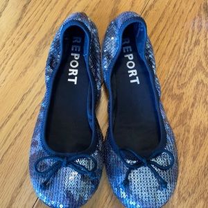 Report Sequin Flats